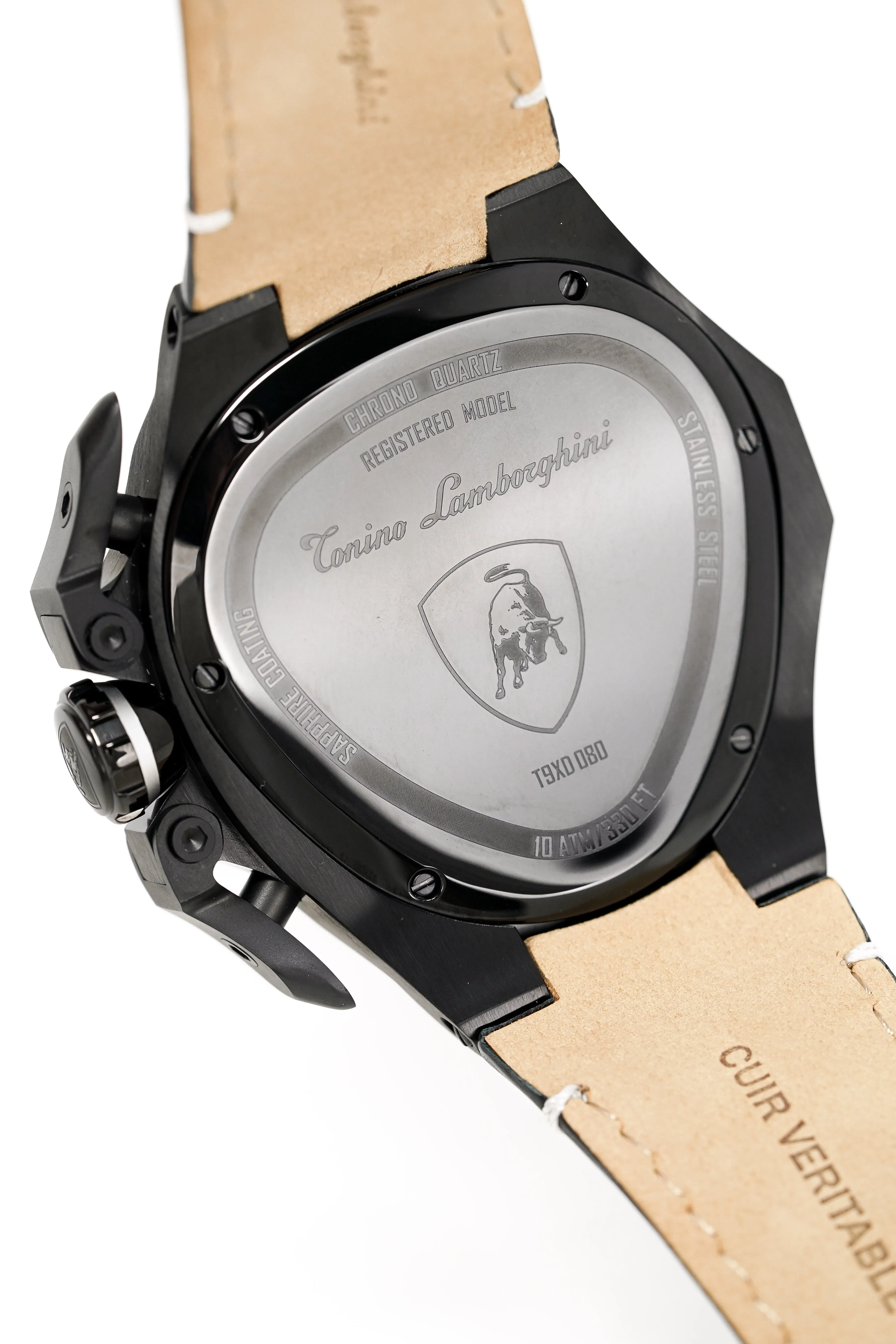 Tonino Lamborghini Spyder X Chronograph White Black PVD T9XD