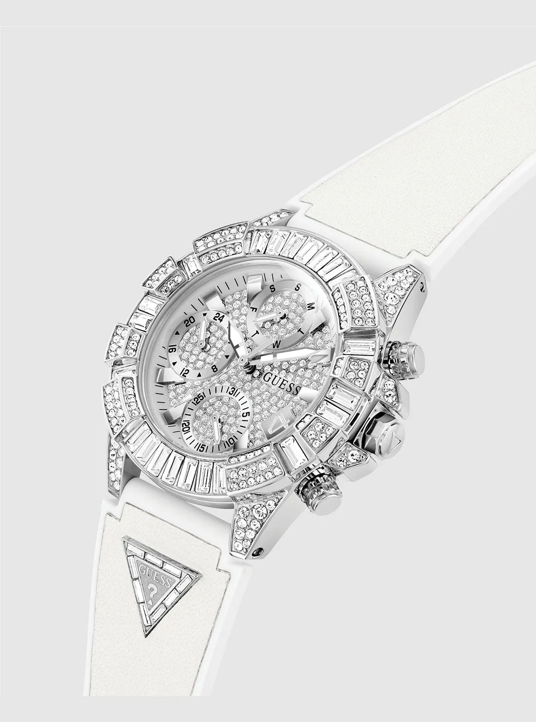 White Iconic 40th Silicone Watch