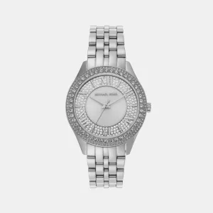 Women White Analog Stainless Steel Watch MK4708