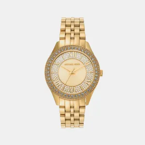 Women's Gold Analog Stainless Steel Watch MK4709