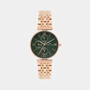 Women's Rose Gold Brass Watch Chronograph 2003C-M0314